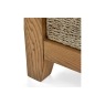 Burford Country Oak Console Table with Basket Burford Country Oak Console Table with Basket