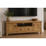 Burford Country Oak 180cm Large TV Unit Burford Country Oak 180cm Large TV Unit