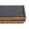 Burford Country Oak Hallway Bench with Basket Burford Country Oak Hallway Bench with Basket