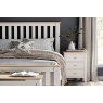 Marlow Oak Painted Coconut White Bedside Table Marlow Oak Painted Coconut White Bedside Table