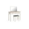 Marlow Oak Painted Coconut White Dressing Table Set Marlow Oak Painted Coconut White Dressing Table Set