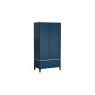 Marlow Oak Painted Navy Blue Gents Wardrobe Marlow Oak Painted Navy Blue Gents Wardrobe