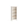 Marlow Oak Painted Coconut White Slim Bookcase