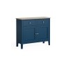 Marlow Oak Painted Navy Blue 2 Door Small Sideboard