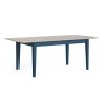 Marlow Oak Painted Navy Blue Extending Dining Table Marlow Oak Painted Navy Blue Extending Dining Table