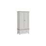 Modern Country Painted Oak Stone Grey Gents Wardrobe Modern Country Painted Oak Stone Grey Gents Wardrobe