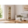 Modern Country Painted Oak Coconut White Slim Bookcase Modern Country Painted Oak Coconut White Slim Bookcase