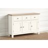 Modern Country Painted Oak Coconut White Large Sideboard Modern Country Painted Oak Coconut White Large Sideboard