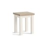 Modern Country Painted Oak Coconut White Lamp Table Modern Country Painted Oak Coconut White Lamp Table
