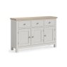 Modern Country Painted Oak Stone Grey Large Sideboard Modern Country Painted Oak Stone Grey Large Sideboard