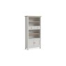 Modern Country Painted Oak Stone Grey Display Unit