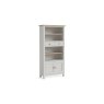 Modern Country Painted Oak Stone Grey Display Unit