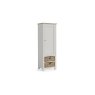 Modern Country Painted Oak Stone Grey Larder Unit