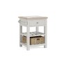 Modern Country Painted Oak Stone Grey Small Kitchen Island Unit Modern Country Painted Oak Stone Grey Small Kitchen Island Unit