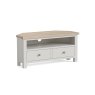 Modern Country Painted Oak Stone Grey 100cm Corner TV Unit Modern Country Painted Oak Stone Grey 100cm Corner TV Unit