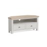 Modern Country Painted Oak Stone Grey 100cm Corner TV Unit Modern Country Painted Oak Stone Grey 100cm Corner TV Unit