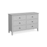 Stowe Painted Grey 6 Drawer Chest of Drawers Stowe Painted Grey 6 Drawer Chest of Drawers