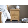 Normandy Chunky Country Oak Bedside Table