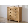 Normandy Chunky Country Oak 2 Over 3 Chest of Drawers