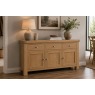 Normandy Chunky Country Oak Large Sideboard