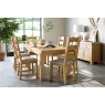 Normandy Chunky Country Oak Large Extending Dining Table
