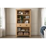 Normandy Chunky Country Oak Large Bookcase