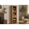 Normandy Chunky Country Oak Slim Bookcase