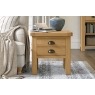 Normandy Chunky Country Oak Lamp Table