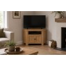 Normandy Chunky Country Oak Corner TV Unit