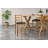 Normandy Chunky Country Oak Bar Stool