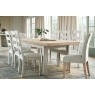 Salcombe Painted Oak Stone Grey Large Extending Dining Table Salcombe Painted Oak Stone Grey Large Extending Dining Table