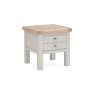 Salcombe Painted Oak Stone Grey Lamp Table