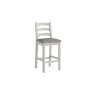 Salcombe Painted Oak Stone Grey Bar Stool
