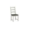 Salcombe Painted Oak Stone Grey Ladder Dining Chair (Pair) Salcombe Painted Oak Stone Grey Ladder Dining Chair (Pair)