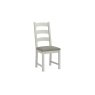 Salcombe Painted Oak Stone Grey Ladder Dining Chair (Pair) Salcombe Painted Oak Stone Grey Ladder Dining Chair (Pair)