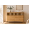 Soho Natural Oak Slatted 6 Drawer Chest of Drawers Soho Natural Oak Slatted 6 Drawer Chest of Drawers