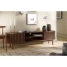 Soho Brown Oak Slatted Large TV Unit Soho Brown Oak Slatted Large TV Unit