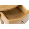 Soho Natural Oak Slatted Round Side Table Soho Natural Oak Slatted Round Side Table