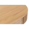 Soho Natural Oak Slatted Oval Coffee Table Soho Natural Oak Slatted Oval Coffee Table