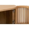 Soho Natural Oak Slatted Corner TV Unit Soho Natural Oak Slatted Corner TV Unit