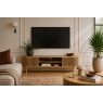 Soho Natural Oak Slatted Large TV Unit