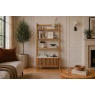 Soho Natural Oak Slatted Bookcase with Marble Top Soho Natural Oak Slatted Bookcase with Marble Top