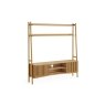 Soho Natural Oak Slatted 165cm Ladder TV Unit Soho Natural Oak Slatted 165cm Ladder TV Unit