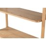 Soho Natural Oak Slatted Display Bookcase Soho Natural Oak Slatted Display Bookcase