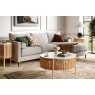 Soho Natural Oak Slatted Story Coffee Table with Marble Top Soho Natural Oak Slatted Story Coffee Table with Marble Top