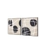 Gallery Direct Capture Framed Canvas Set of 2 600x10x600mm Gallery Direct Capture Framed Canvas Set of 2 600x10x600mm