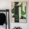 Gallery Direct Emerald Abstract Framed Canvas 900x1200mm Gallery Direct Emerald Abstract Framed Canvas 900x1200mm