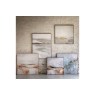Gallery Direct Warm Haze Framed Canvas 1000x1000mm Gallery Direct Warm Haze Framed Canvas 1000x1000mm