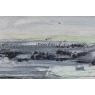 Gallery Direct Clouded View Framed Canvas Set of 3 Gallery Direct Clouded View Framed Canvas Set of 3