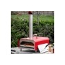 Gallery Direct Sassari Outdoor Pellet Pizza Oven Red